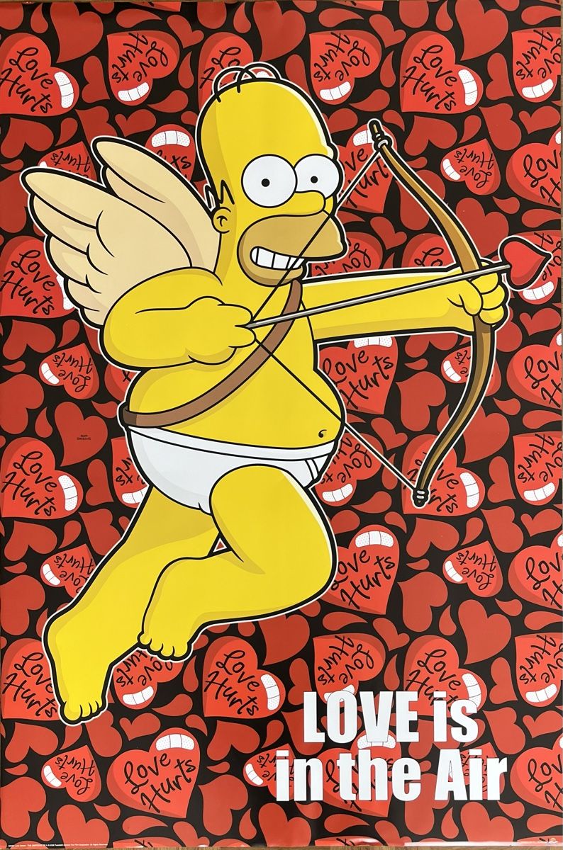 Foto & Immagini: Poster Homer Simpson Love – Nuovo (secondo la descrizione) da Schwyz venduto da rs-trend