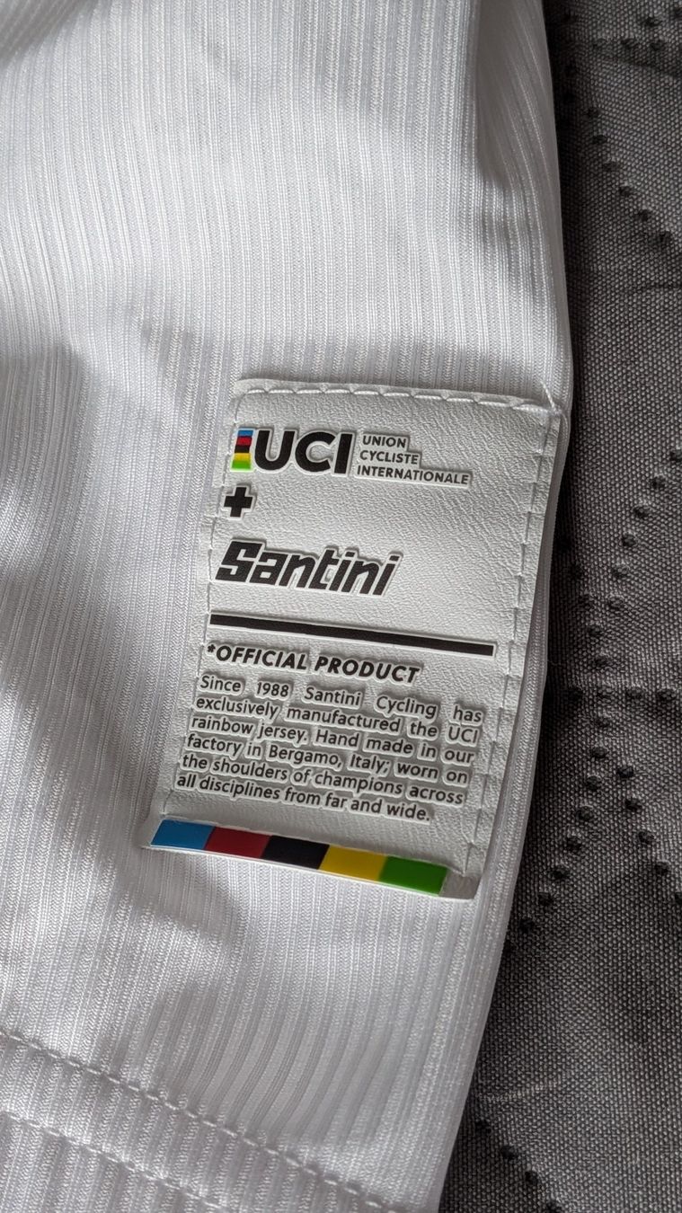 Canottiere & Pantaloni: Santini UCI Trikot – Usato da Kloten venduto da Teka 2