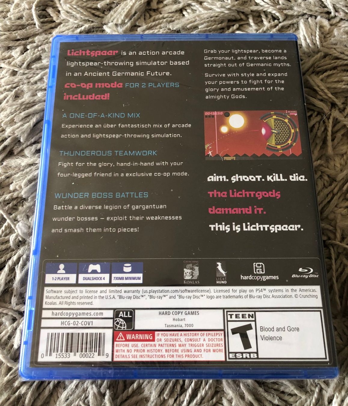 Sony Spiele: Lichtspeer Double Speer Edition VARIANT COVER / RARITAT – Neu und originalverpackt aus Petit-lancy von Jototti 1