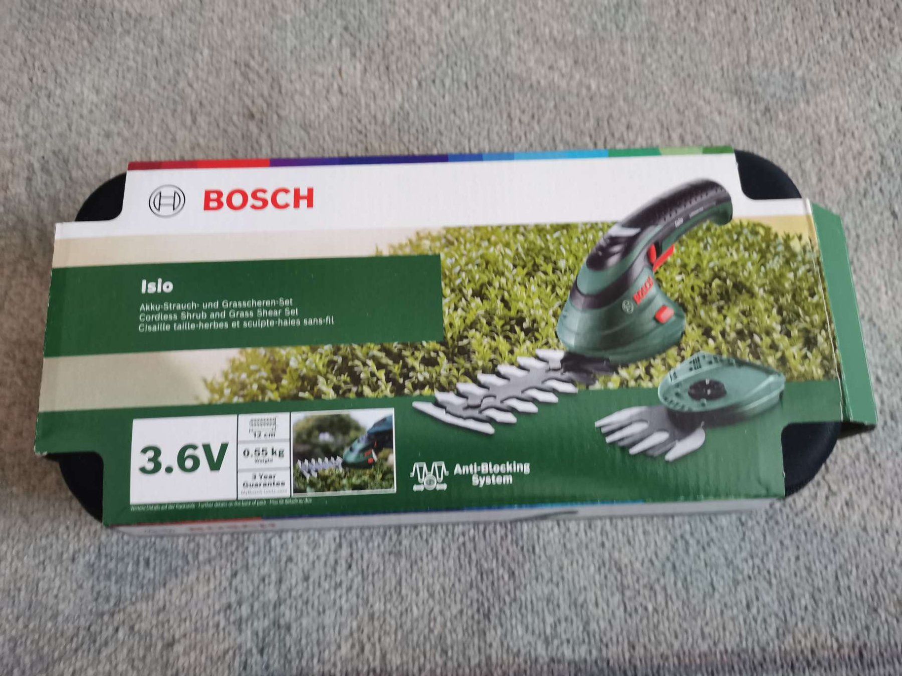 Bosch Alle Werkzeuge: Bosch Akku-Grasschere Isio Kit, 1.5 Ah - Gartenschere – Neu (gemäss Beschreibung) aus Zürich von Estgil 1