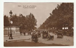 Ansichtskarte Paris Madeleine Boulevard mit Uhr, 21.03.1921