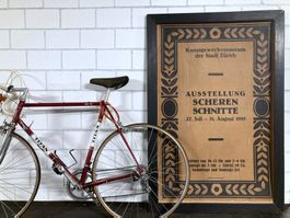🌟 Plakat / Poster Scherenschnitt Ausstellung 1919 Zürich 🌟