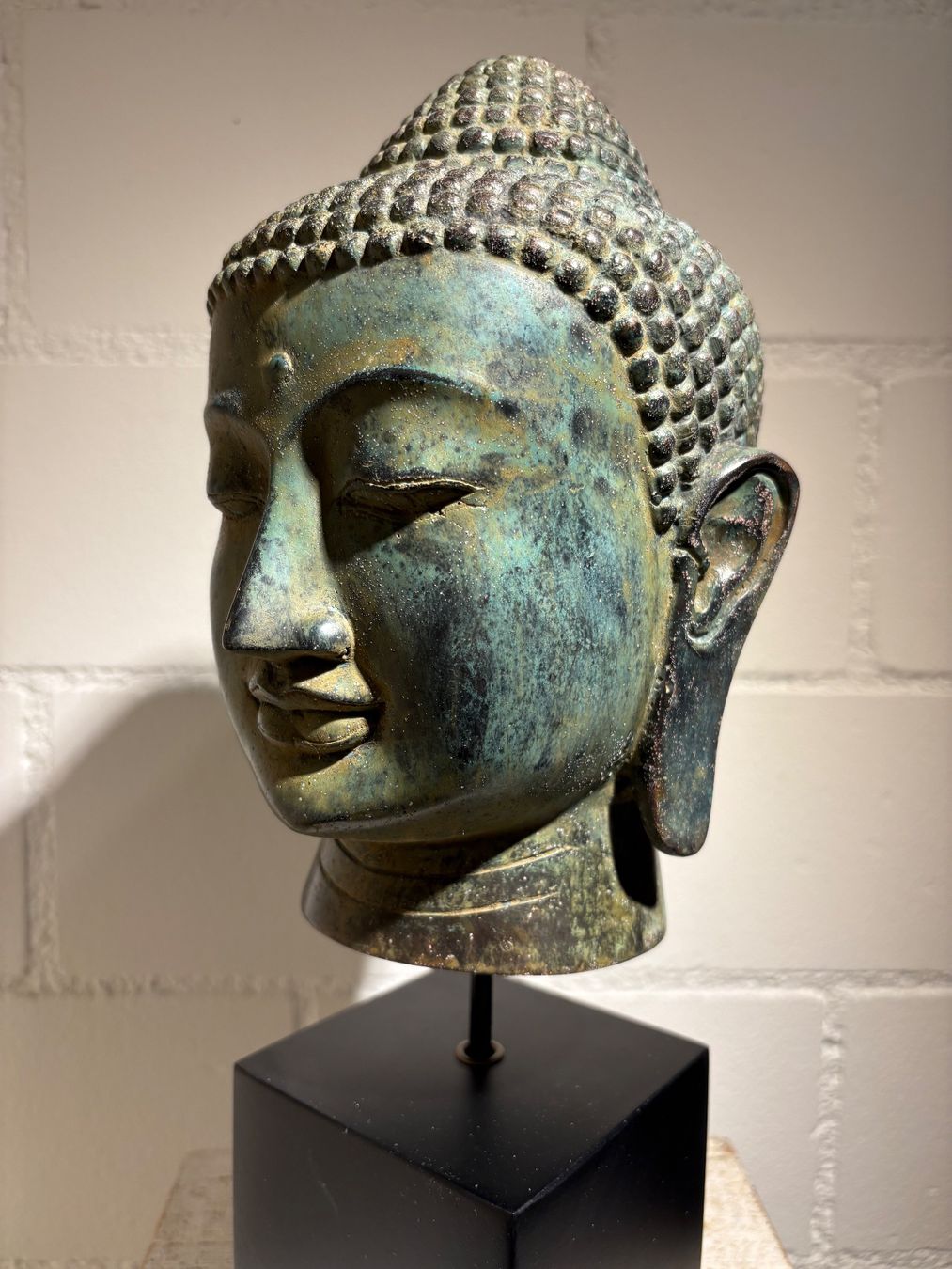 Sculture & Statue: Buddha Kopf 35 cm / Messing Skulptur – Usato da Lenggenwil venduto da Unique_ 2