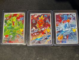 Pokemon Erste Partner Serie 3 Hoenn 3 Karten EN NM