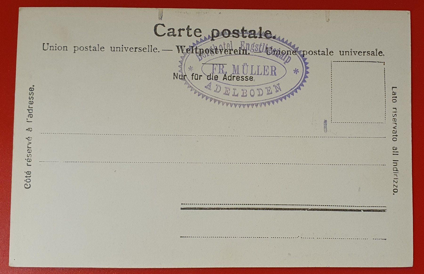 Cartoline postali: Boden (Adelboden) – Usato da Kreuzlingen venduto da Rschweiz1 1