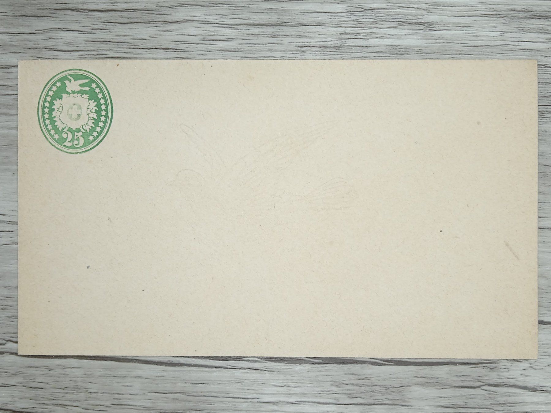 Tutti i francobolli: TR82 Enveloppe + Timbre Suisse 25rp – Usato da Cousset venduto da Patrick_Collections