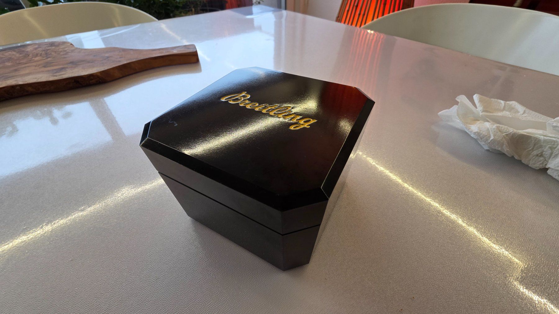 Breitling Orologi: BREITLING BAKELITE BOX SCHWARZ – Usato da Winterthur venduto da Navitimer 2
