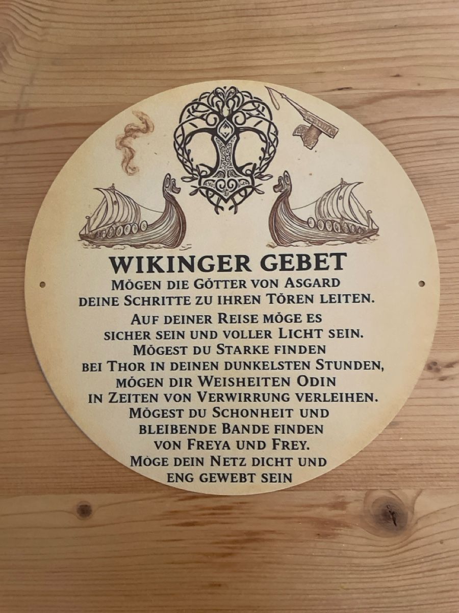 Insegne: Schild Wikinger Gebet – Nuovo (secondo la descrizione) da Spreitenbach venduto da Gloxinia