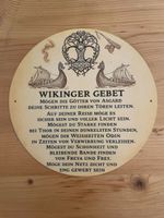 Schild Wikinger Gebet