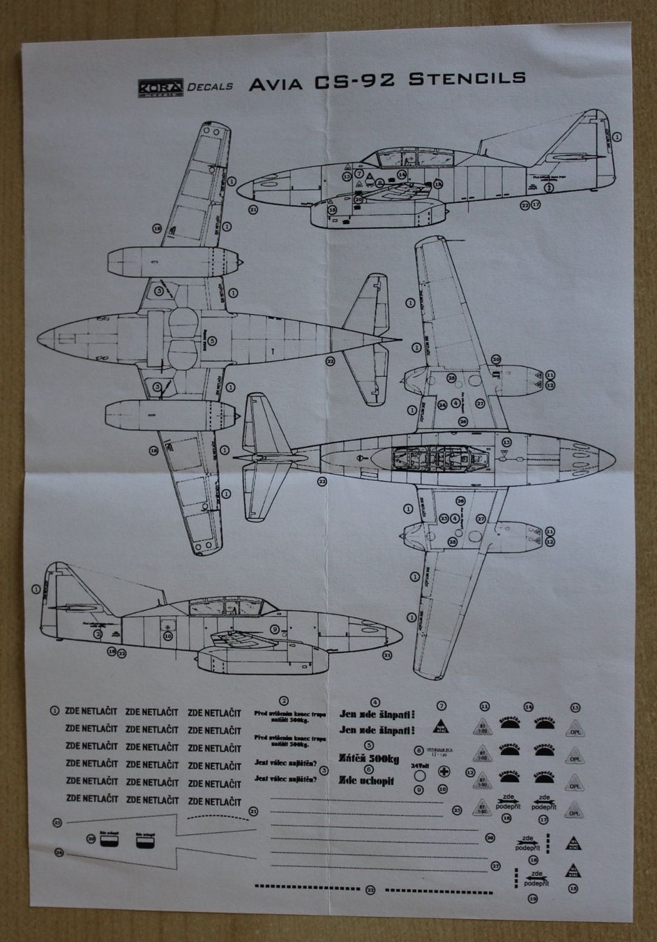 Modellbausätze & Standmodelle: 1:72 Conversion Set - Avia CS-92 Turbina von Kora – Neu und originalverpackt aus Koppigen von F4Fan 1