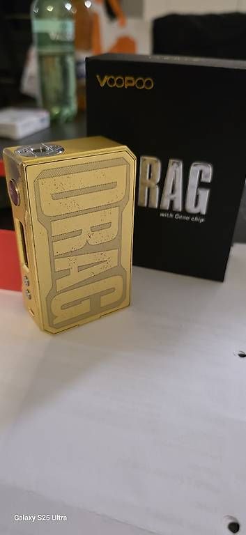 Altri Prodotti per fumatori: Voopoo Drag Mod Gold Edition+ Gold Kopf – Usato da Holziken venduto da Simi.zimmer 1