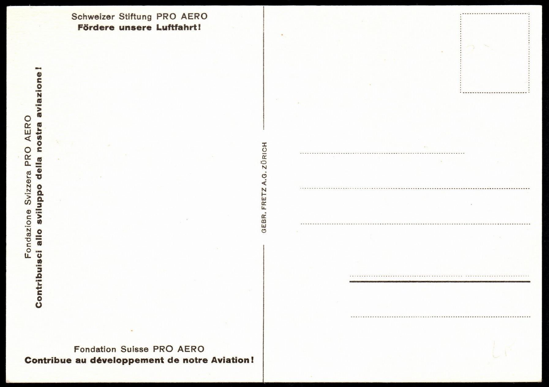Cartoline postali: AK Stiftung Pro Aero Fallschirmspringer – Nuovo e nell'imballaggio originale da Zürich venduto da Alain-Phila 1