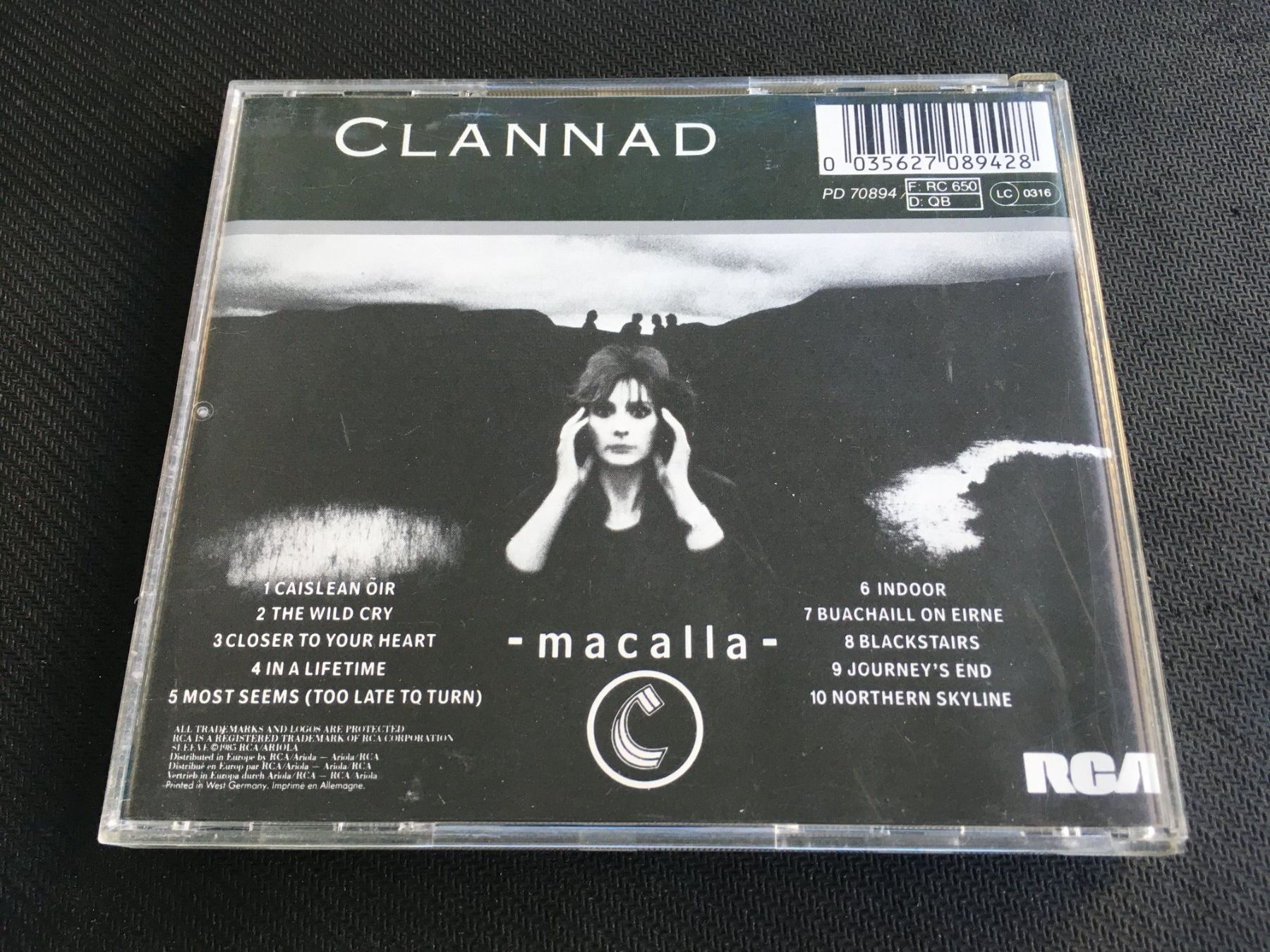 CDs: Clannad - Macalla -CD- – Gebraucht aus St.Gallen von MedienJoe 2