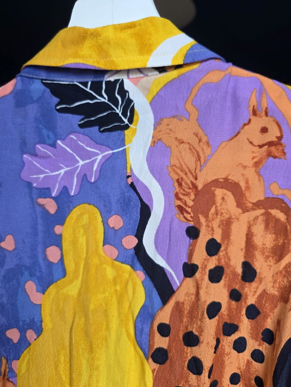 Vestiti: Nümph Kleid Bunt - Eichhörnchen & Wald Muster - Gr. 40 – Usato da Zürich venduto da ric0404 3
