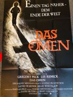DAS OMEN,  altes Orig. Film Plakat mit Gregory Peck 1976