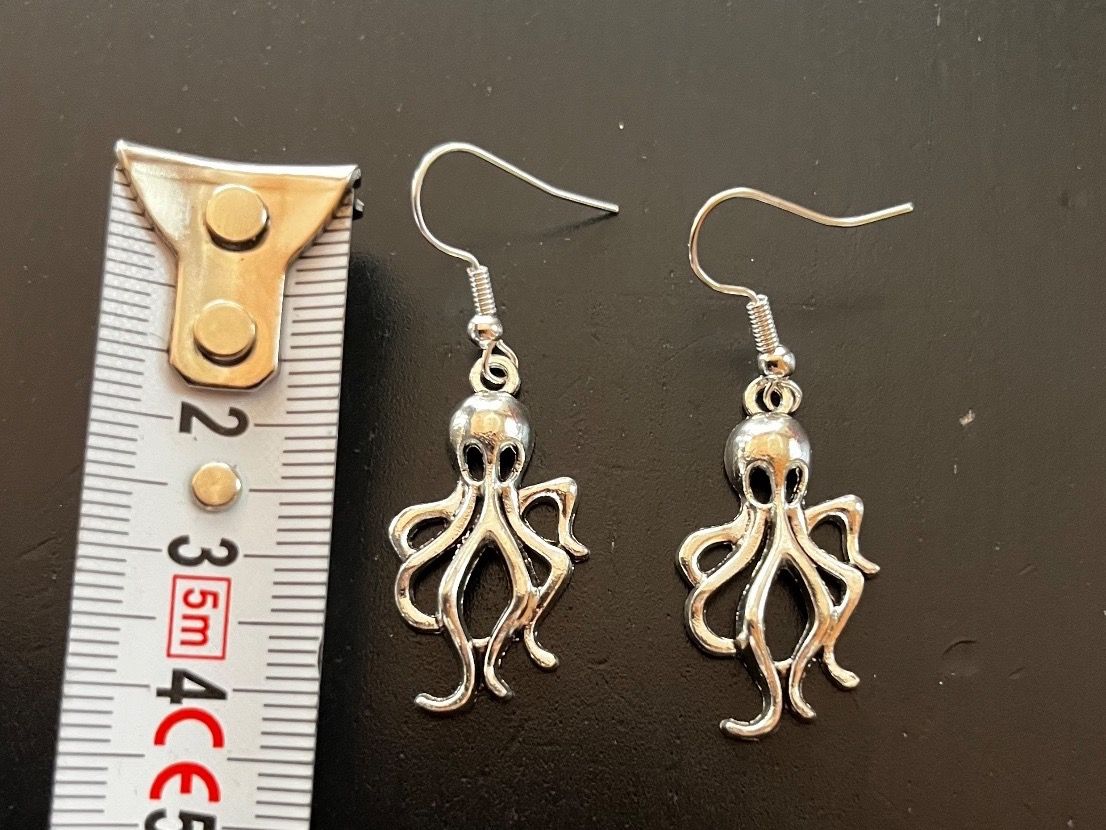 Ohrringe & -stecker: Ohrringe mit Octopus – Neu (gemäss Beschreibung) aus Gams von Mariawicca 1