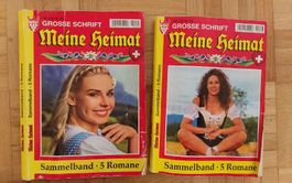 2 Sammelbände Heimatromane "Meine Heimat"