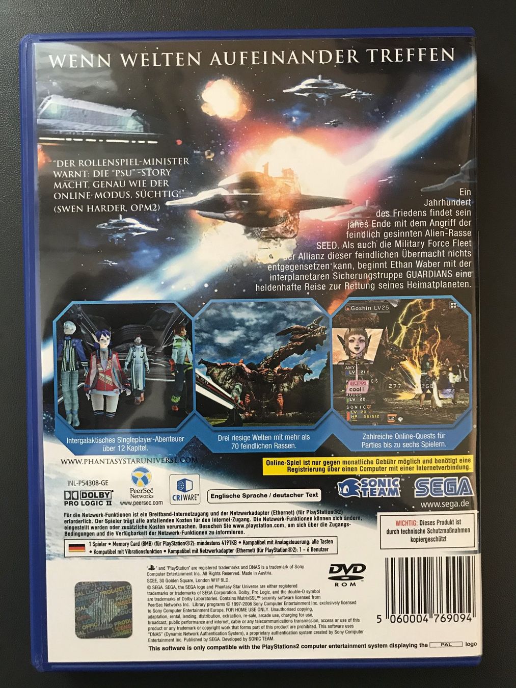 Spiele: Playstation 2 Phantasy Star Universe PAL – Gebraucht aus Widen von Give5 1