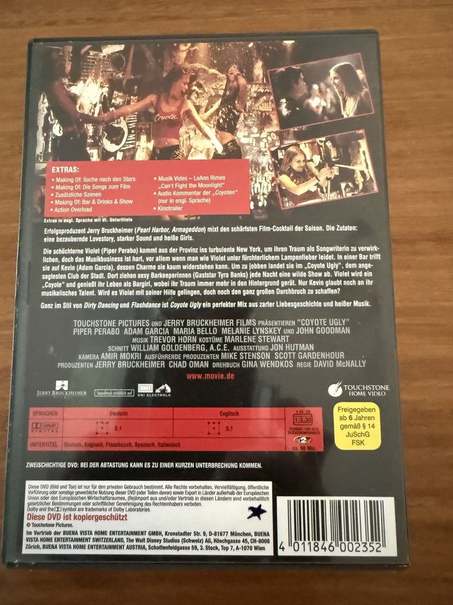 Tutti i DVDs: DVD Coyote Ugly guter Zustand – Usato da Menzengrüt venduto da SC1973 1