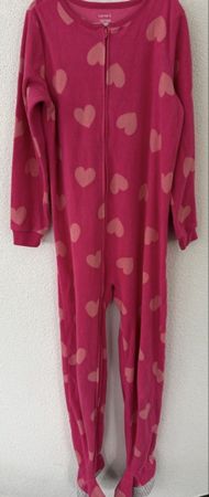 Carter's Fleece Pyjama mit Füssen, Gr. 140 10, Top Zustand!