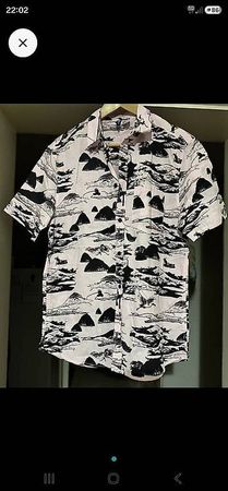 Chemise homme motifs japonais taille M neuve
