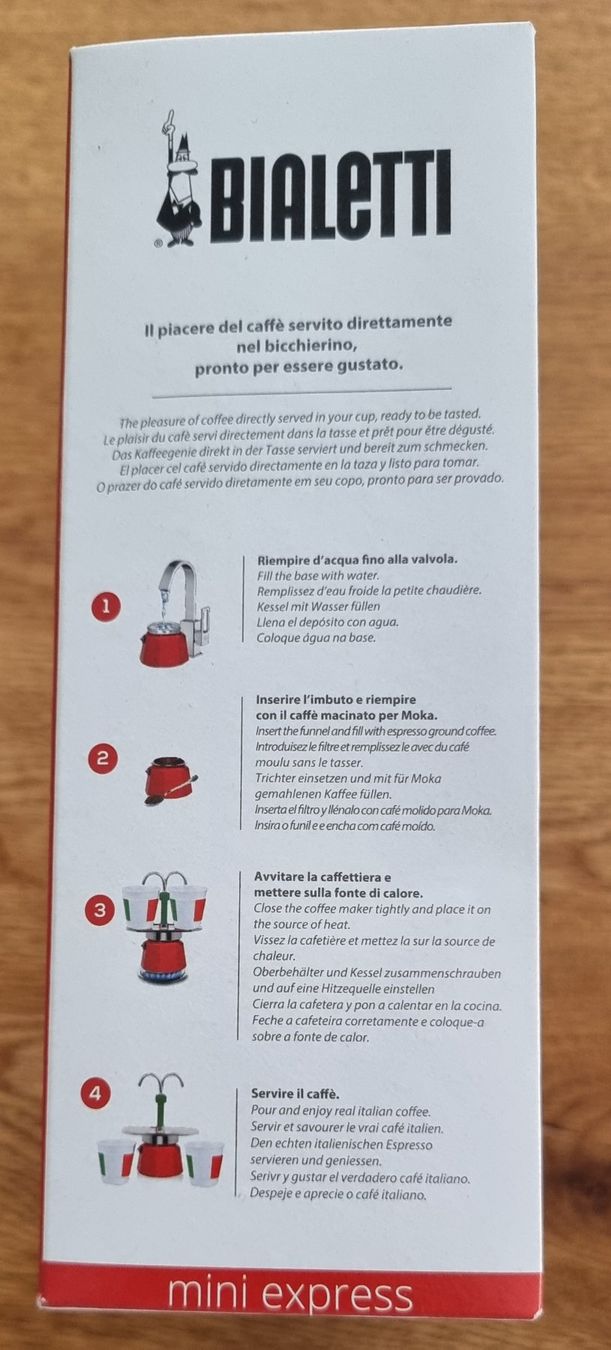 Bialetti Macchine per caffè & Macchine per espresso: BIALETTI,Kaffeemaschine,Mini expresso – Nuovo e nell'imballaggio originale da Frauenfeld venduto da Bleeddragon 2