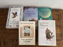 Lot de 5 romans à vendre 
