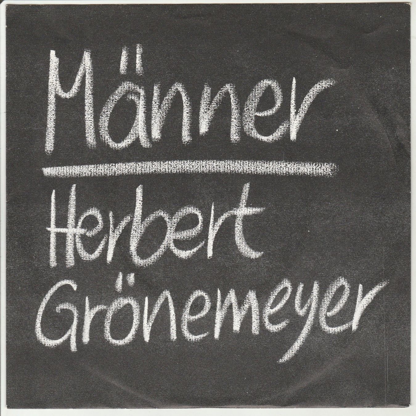 Dischi in vinile: Herbert Grönemeyer - Männer 7" Vinyl 1984 – Usato da Tübach venduto da JamesStone