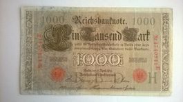 Billet banque Allemagne 1000 Mark 21/4/1910 superbe état