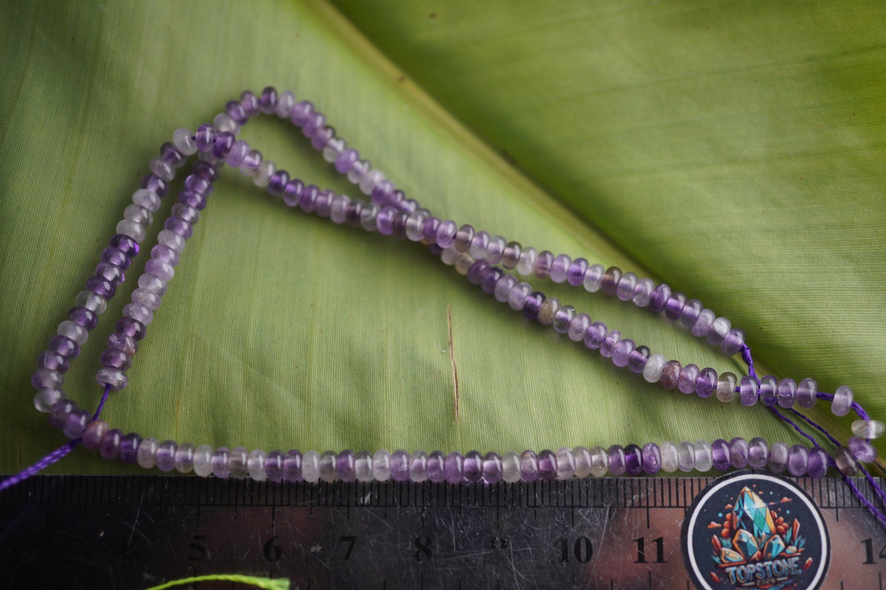 Pietre preziose: Amethyst   Donuts  4mm  Strang   TOPSTONE – Nuovo e nell'imballaggio originale da Eschenbach SG venduto da topstone 3