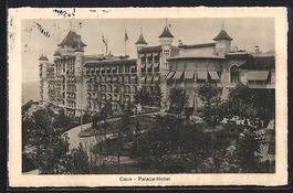 AK Caux, Palace-Hotel, 1915