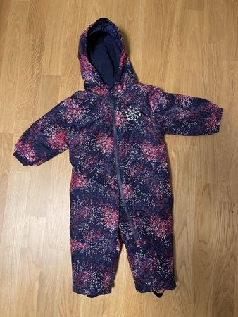 Schneeanzug mit Kapuze, Gr. 80, 9-12 Monate
