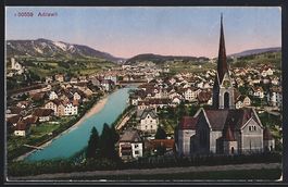 Adliswil, Totalansicht aus der Vogelscha