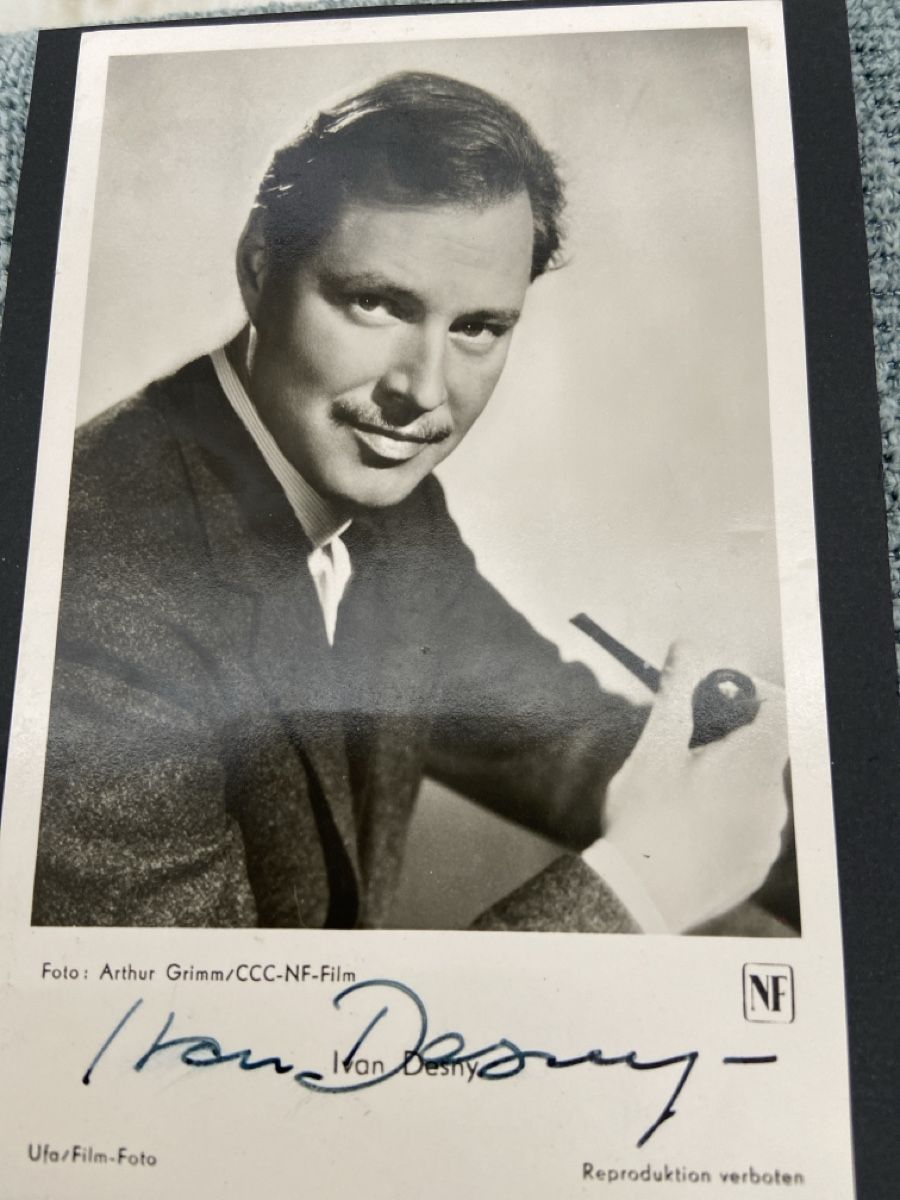 Autografi: Autogrammkarte Ivan Desny – Usato da Henggart venduto da cdl_zh5b