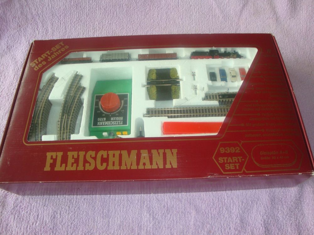 Boîte De 20 Rails Droits Fleischmann Piccolo Réf 9102 - Échelle N 1/160° - Neuf