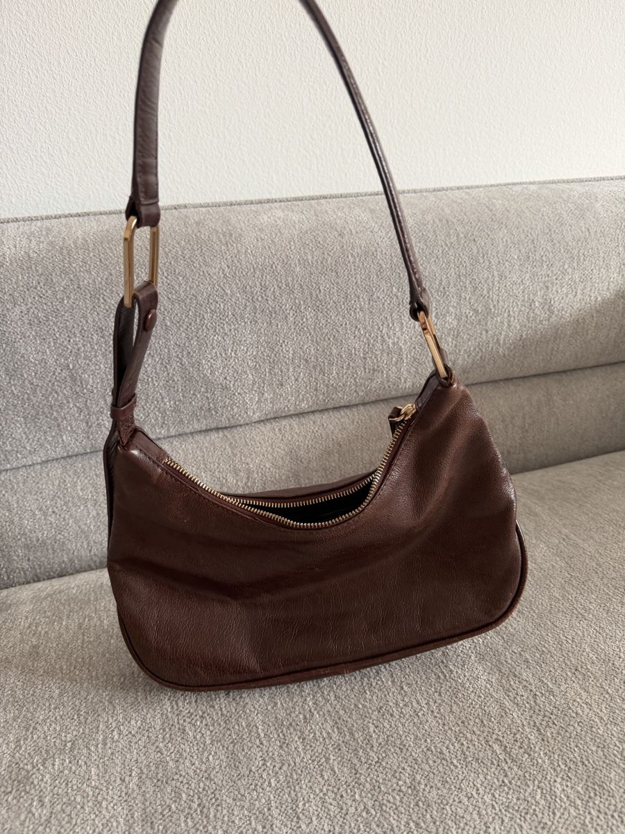 Zara Borse da donna: Sac à main en cuir marron – Usato da Giffers venduto da Ws.b 1