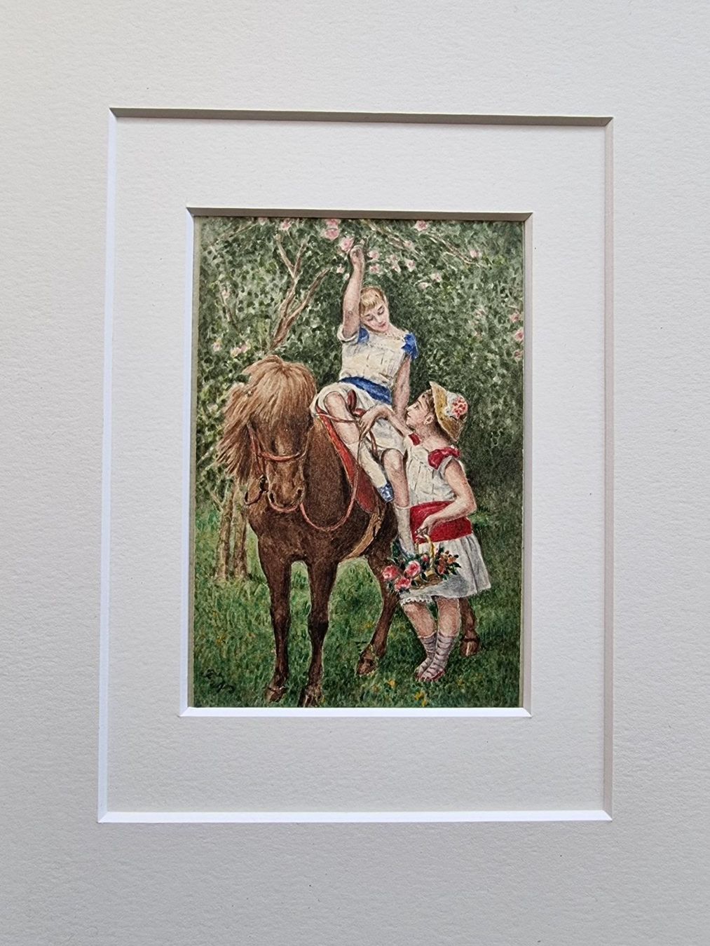 Poster & Bilder: KÜNSTLER ? monogrammiert  ORIGINAL AQUARELL – Gebraucht aus Gersau von grafik-kunst 2