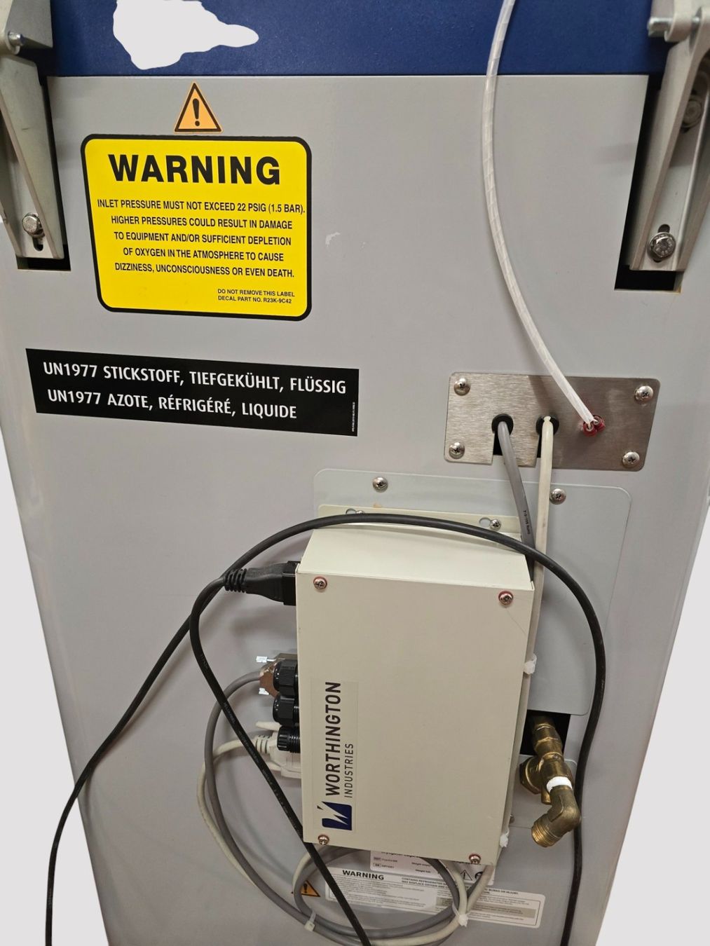 Accessori da laboratorio: LN₂ Kryo-Gefriergerät – Usato da Niederdorf venduto da LeptonAG_Labor 4