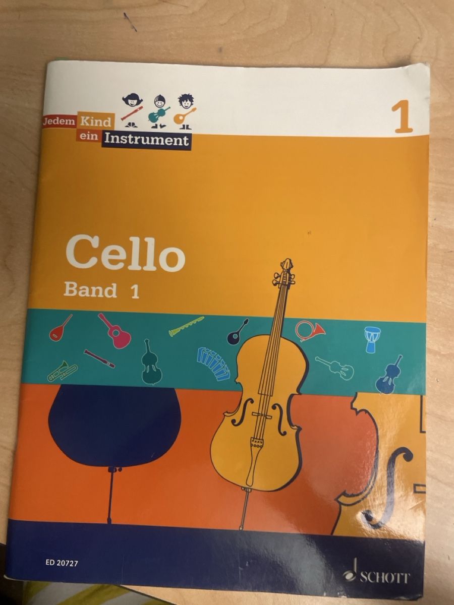Bücher: Cello Notenbuch Band 1 Jedem Kind ein Instrument  – Gebraucht aus Obergerlafingen von cabo4