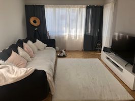 HOMIN Bigsofa grau, Webstoff, 300 cm breit