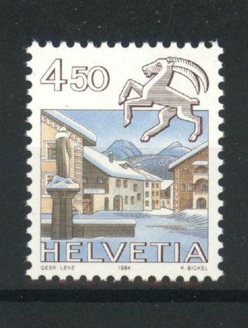 Alle Briefmarken: 1982–1986, Tierkreiszeichen, Einzelmarke ** – Gebraucht aus Willisau von Vollstempel