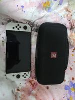Nintendo Switch OLED Weiss, mit Tasche