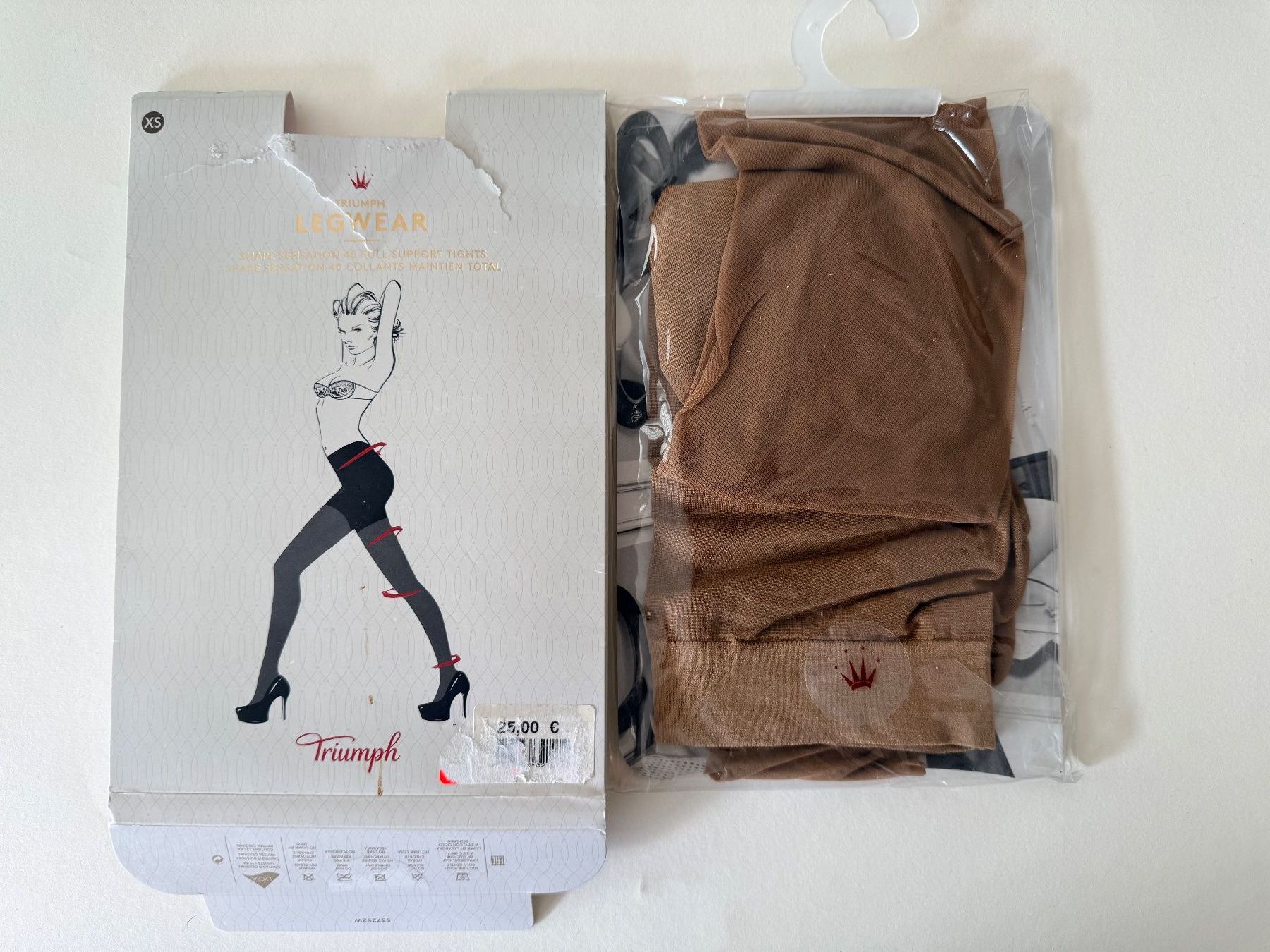 Calze & Collant: TRIUMPH, Strumpfhose SHAPE SENSATION Support, Grösse XS – Nuovo e nell'imballaggio originale da Rudolfstetten venduto da gst_g7xl 4