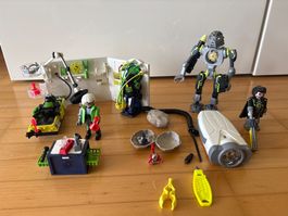 Playmobil Top Agents 5289 & 5086 Set mit Figuren und Zubehör