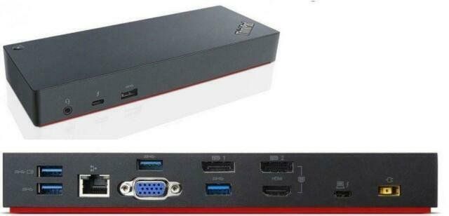 Lenovo Docking station: Lenovo ThinkPad 40AC Thunderbolt 3 USB-C Dockingstation – Usato da Dierikon venduto da Astsage 1