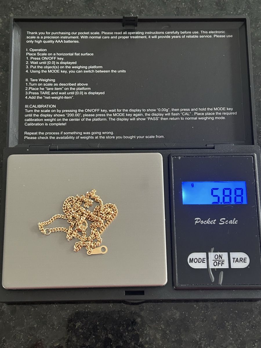 Catenine: 18K echtes Gold Halskette – Nuovo (secondo la descrizione) da Tägerwilen venduto da jna_5zmg 1