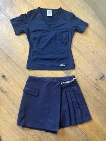 Sport outfit Skirt Set, Navy Blue, size 140vm