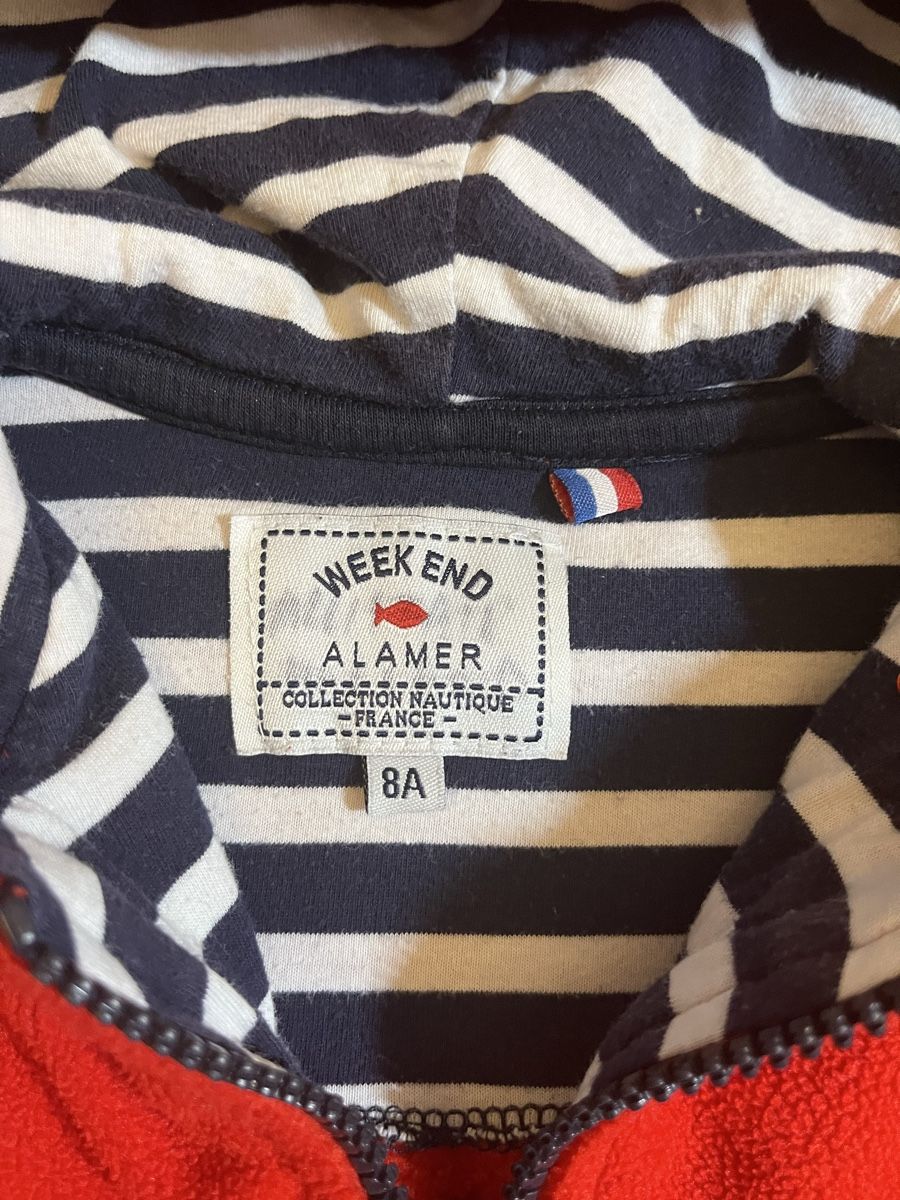 Maglioni & Felpe: 128cm Quality Fleece Jacket, 8A, Red & Navy – Usato da Zürich venduto da Alex.Zurich 2