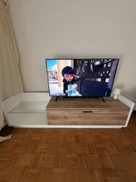 Meuble tv blanc bois