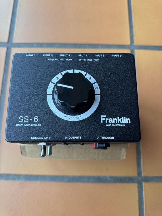 Franklyn Audio SS-6 Switchable Input Stereo DI MK1 (Neu und ...